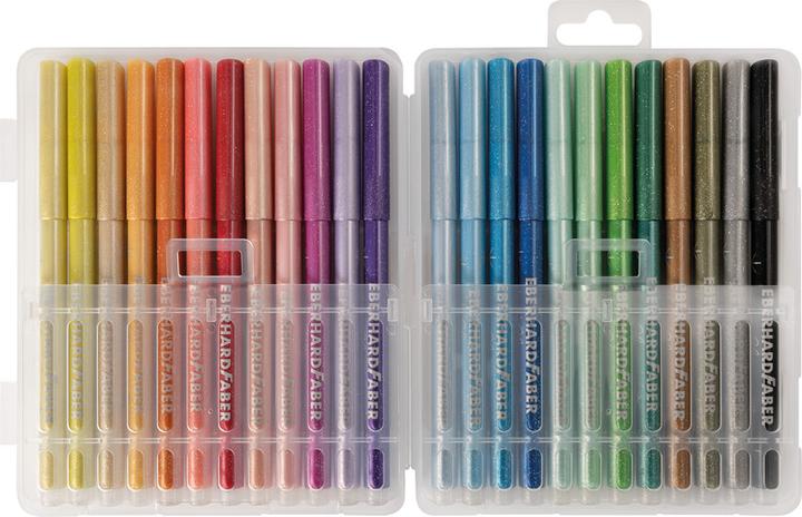 Produktbild EberhardFaber Fasermaler Glitter (24x)