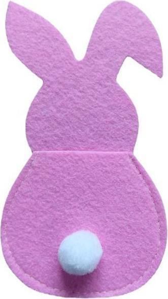 Image du produit MU Style Easter Cutlery Series Pochettes à couverts Lapin de Pâques (lot de 4) (1 x)