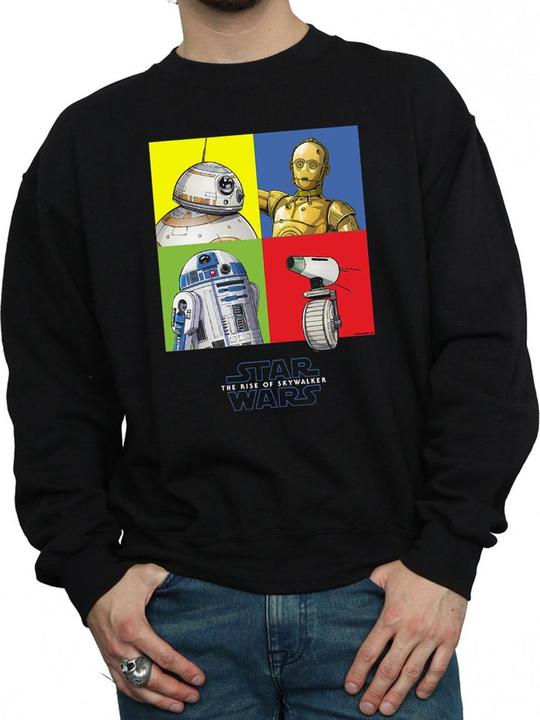 Immagine prodotto Star Wars The Rise Of Skywalker Droid Squares Felpa Uomo (XL)