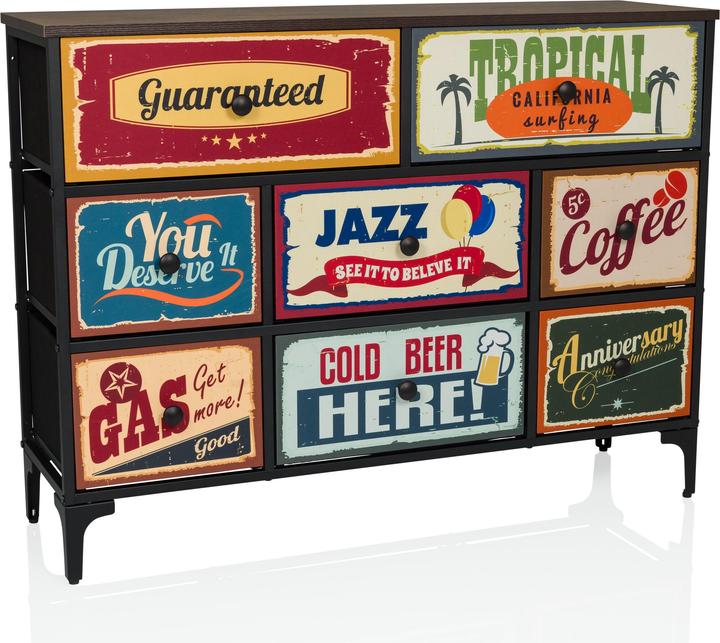 Image du produit hjh LIVING Ameriko B (102.50 x 30 x 77.50 cm)