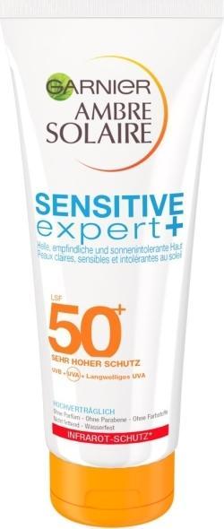 Immagine prodotto Garnier Ambre Solaire Sensitive Expert+, Spray corpo, SPF 50+, 200ml (Spray solare, SPF 50+, 200 ml)