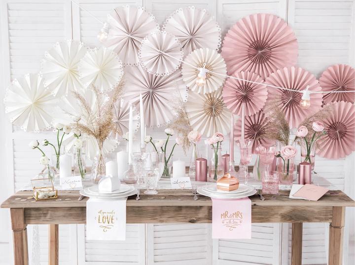Produktbild Partydeco Fächerdekorationen in Beige