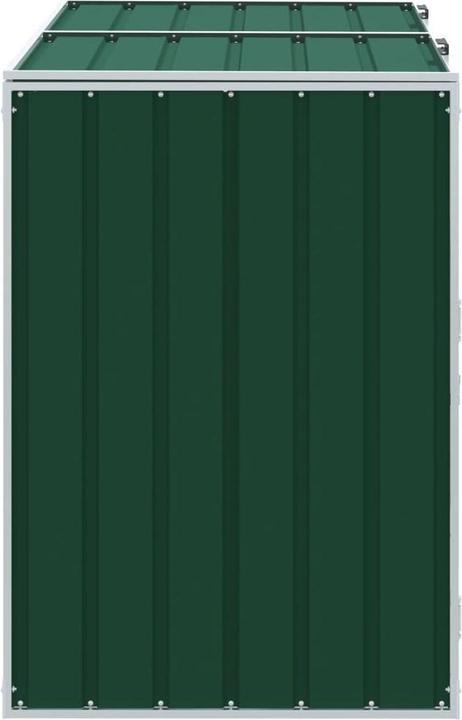 Actual product image VidaXL Waste bin box for 2 tonnes green 144x81x113 cm steel
