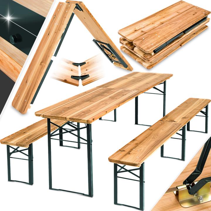 tectake Set tenda della birra