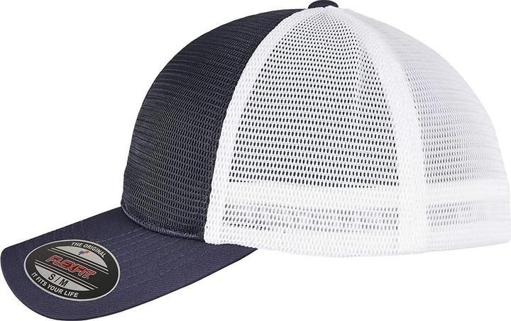 Produktbild Flexfit Zweifarbig Kappe Omnimesh Netzmaterial (M)
