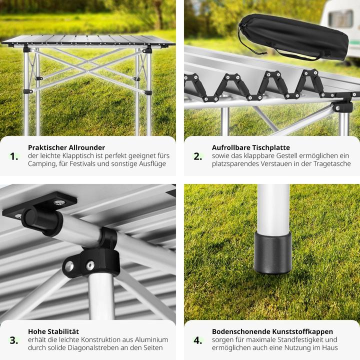 Actual product image tectake Folding table