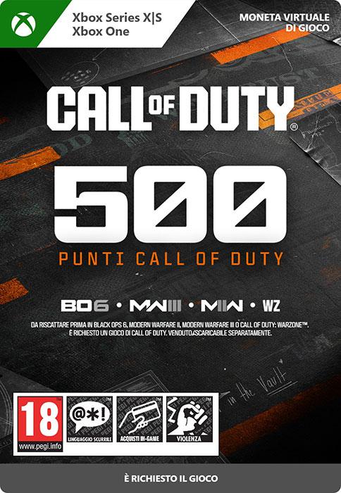 Produktbild Microsoft Xbox Call of Duty Points - 500 Download Code