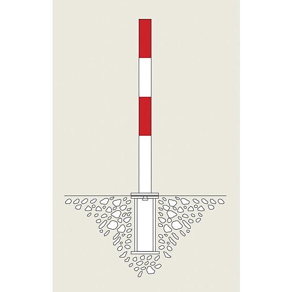 Actual product image kaiserkraft Steel barrier posts