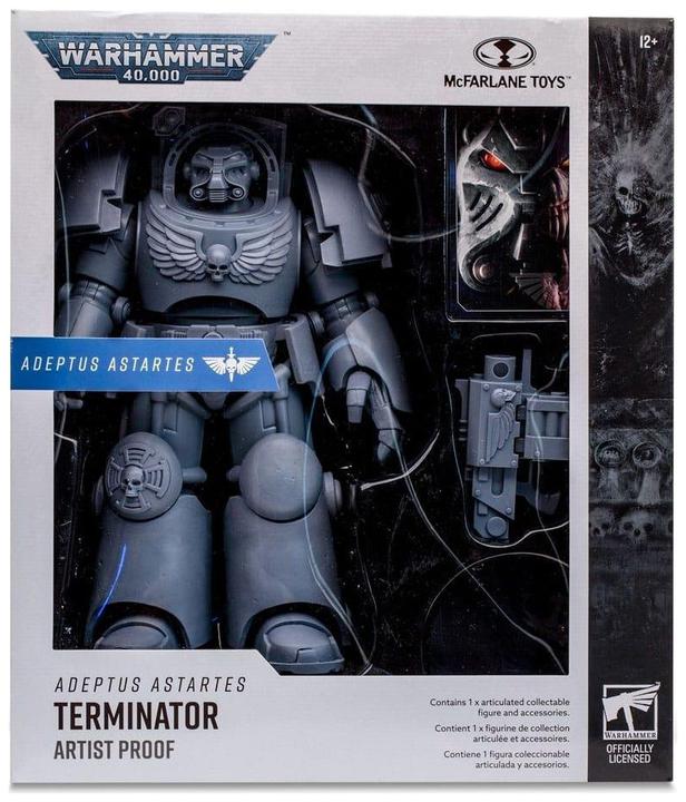 Produktbild McFarlane Warhammer 40k Megafigs Actionfigur Terminator (Artist Proof) 30 cm