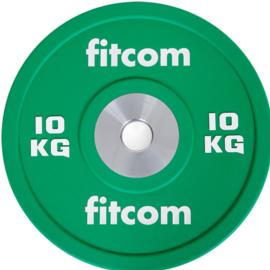 Actual product image Fitcom Competition Bumper Plates (1 x 10 kg)