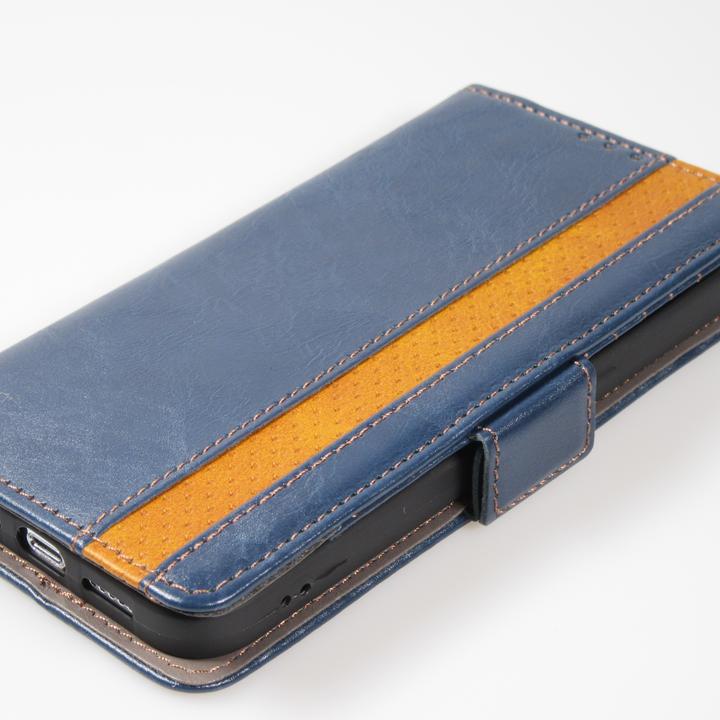 Immagine prodotto PhoneLook Etui cuir Flip Wallet en cuir véritable avec stripe design et compartiment à cartes (Apple iPhone 13 Pro Max)