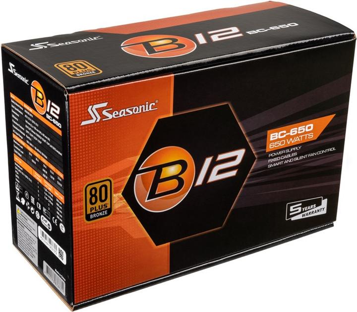 Image du produit Seasonic B12 (650 W)