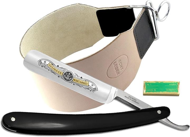 Produktbild InstrumenteNrw Rasiermesser-Set zur Nassrasur mit Streichriemen