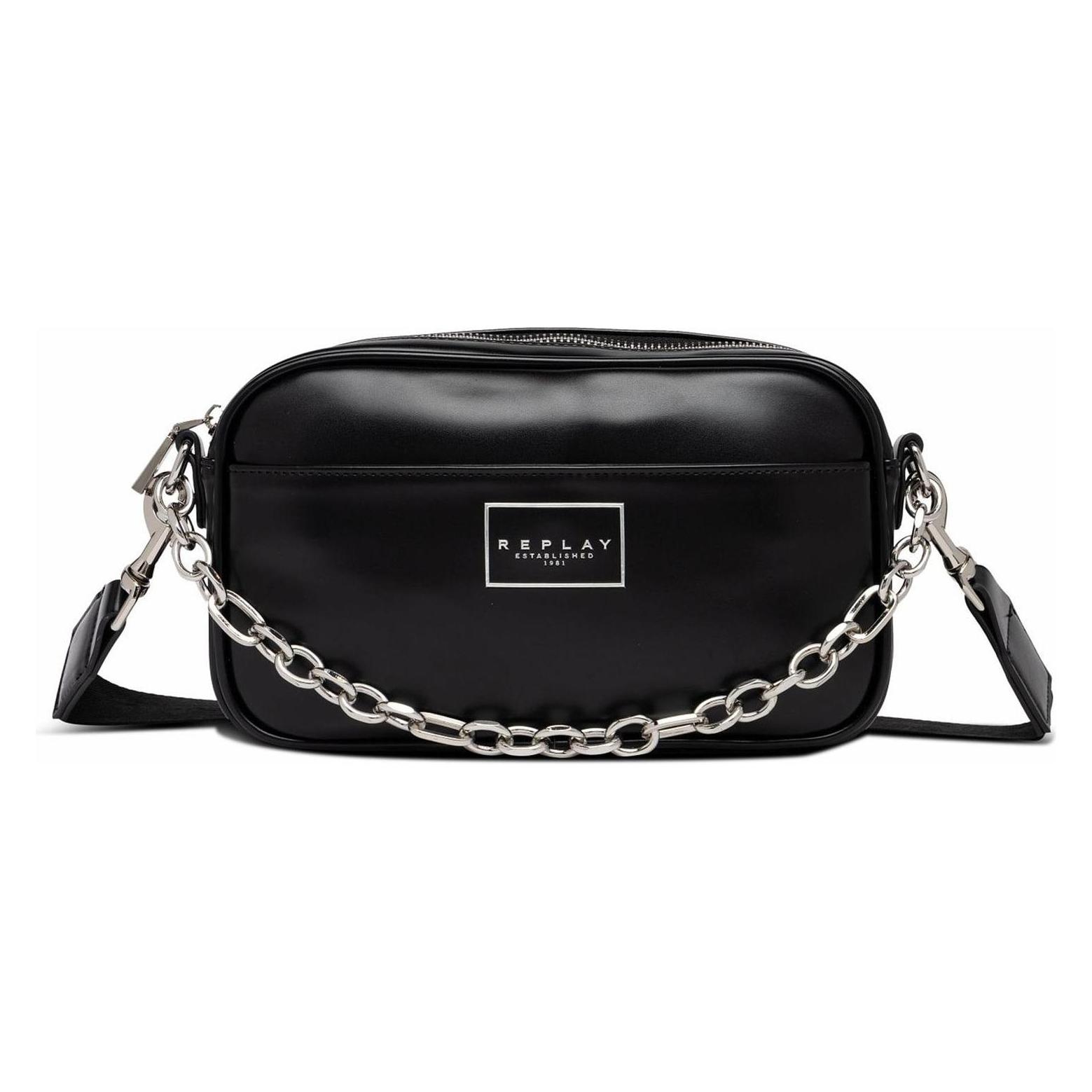 Replay, Damen, Handtasche, Crossbody Bag, Schwarz