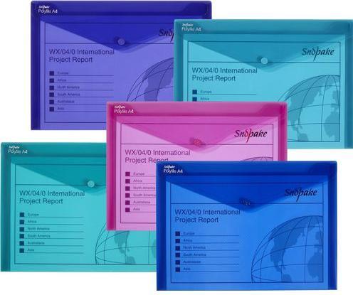 Actual product image Snopake Envelope folder A4 Mix (5 pieces) (A4, 5x)