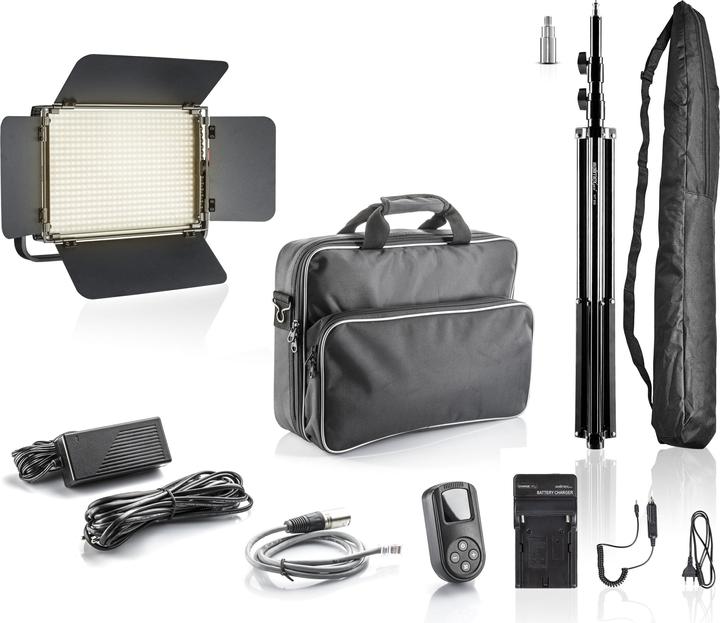 Produktbild Wiltec Walimex pro LED Niova 900 Plus BC+ WT-806 + NP-F (Flächenleuchte)