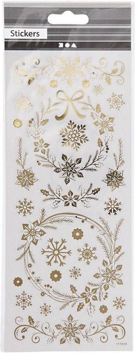 Produktbild Creativ Company Weihnachtssticker gold