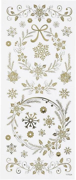 Produktbild Creativ Company Weihnachtssticker gold
