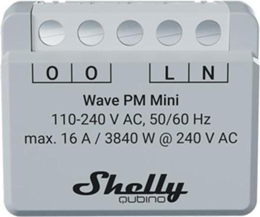 Actual product image Shelly ALREZWE W PM MIN - Qubino Wave PM Mini (Switch actuator)