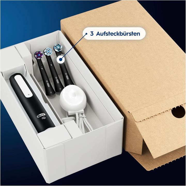 Produktbild Oral-B Elektrische Zahnbürste mit 3 Aufsätzen für gesünderes Zahnfleisch und bessere Reinigung