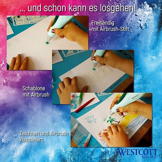 Actual product image Westcott Airbrush set for children