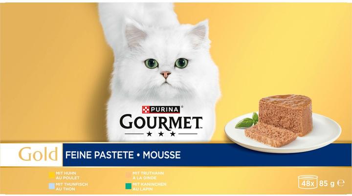Actual product image Gourmet Gold Mousse 48x85g (Adult, 48 pcs., 4080 g)