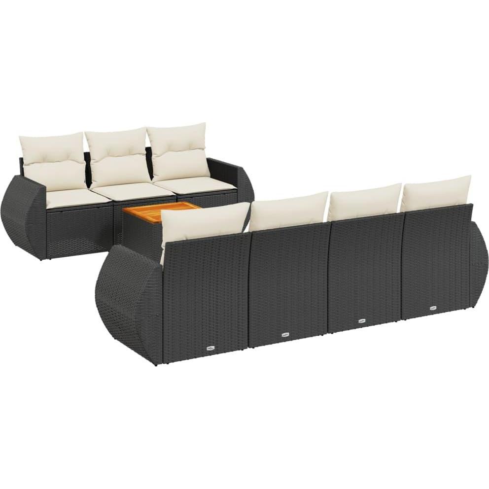 VidaXL, Gartenlounge, 10-tlg. Garten-Lounge-Set mit Kissen