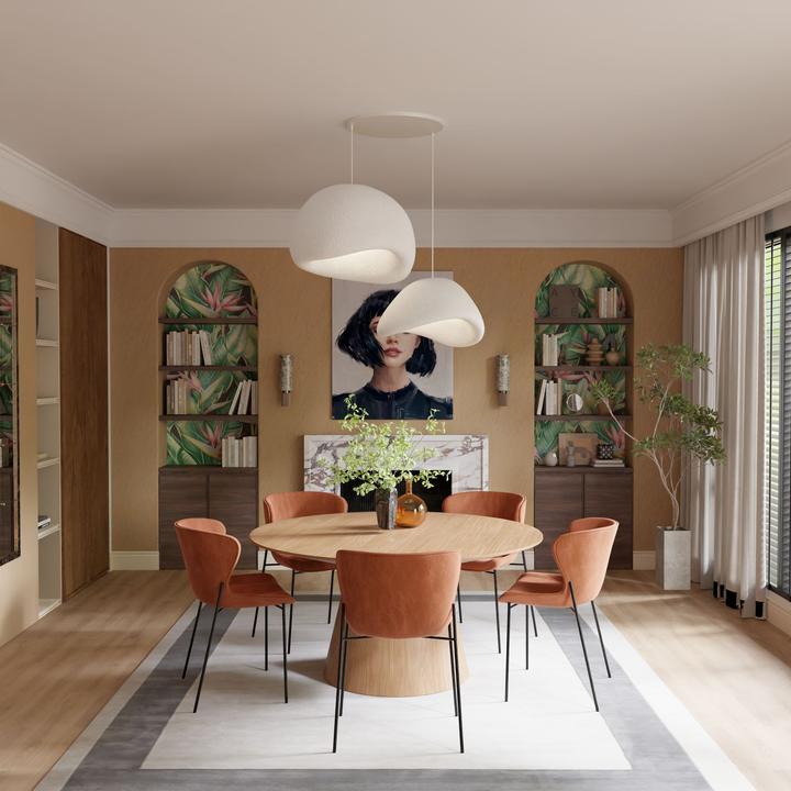 Produktbild Opviq Wabi Plasterglows Chandelier (E27)