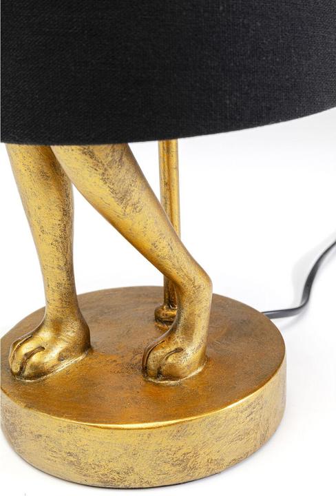 Image du produit Kare Design Lampe de table Animal Rabbit or/noir 50cm