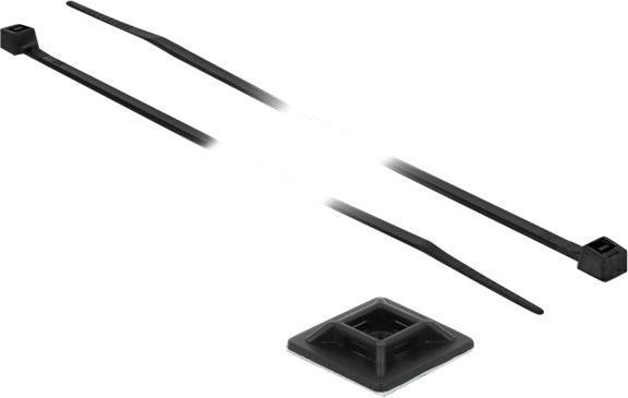Actual product image Delock Cable tie holder (Plastic cable ties, 28 mm, 10 pcs.)