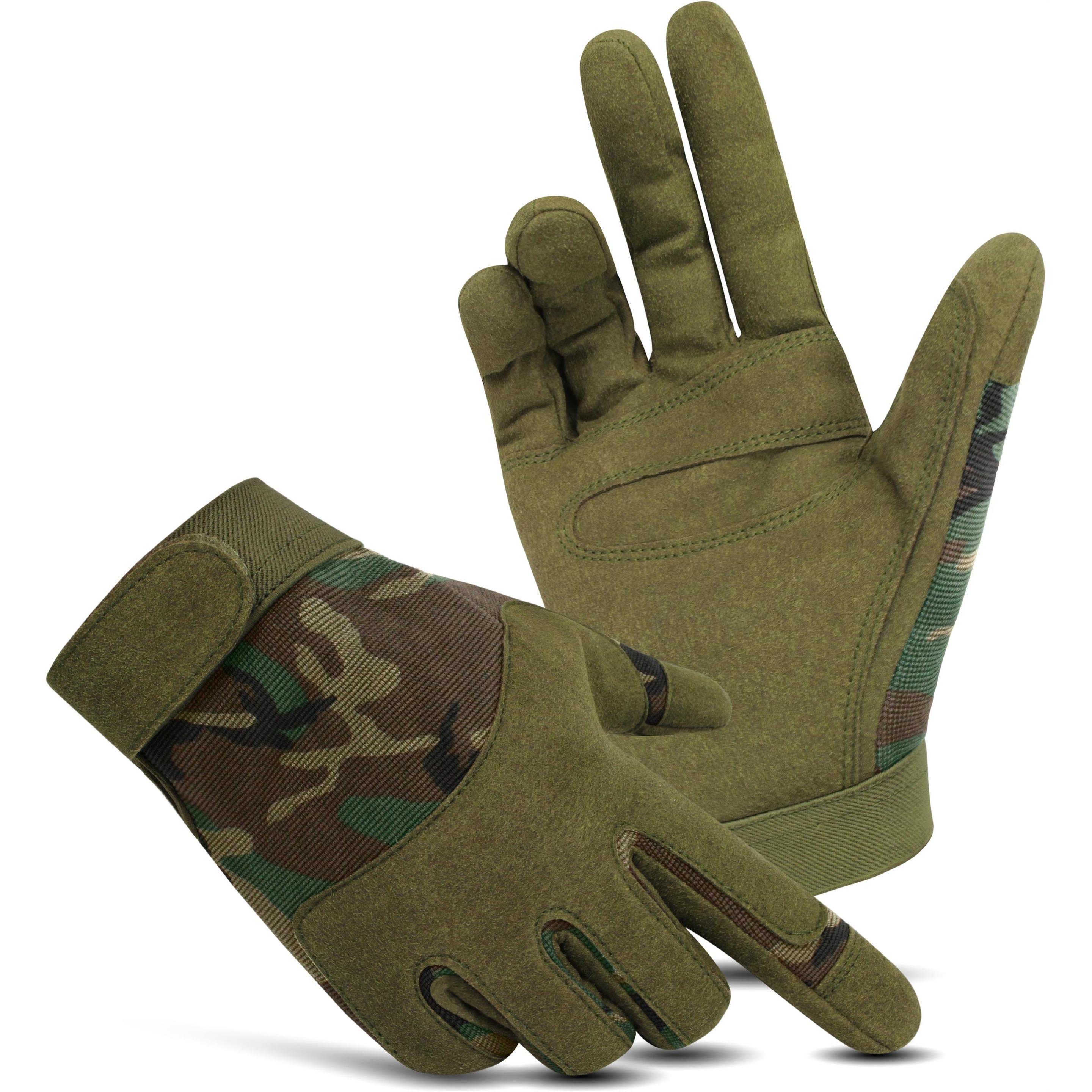 Normani, Herren, Handschuhe, Fingerhandschuhe ARMY GLOVES Basic, Grün, (XXL)