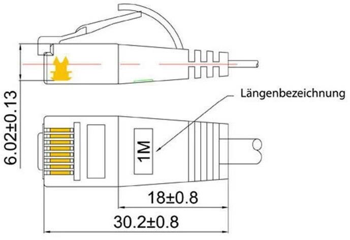 Produktbild Lightwin Netzwerkkabel (UTP, CAT6, 20 m)