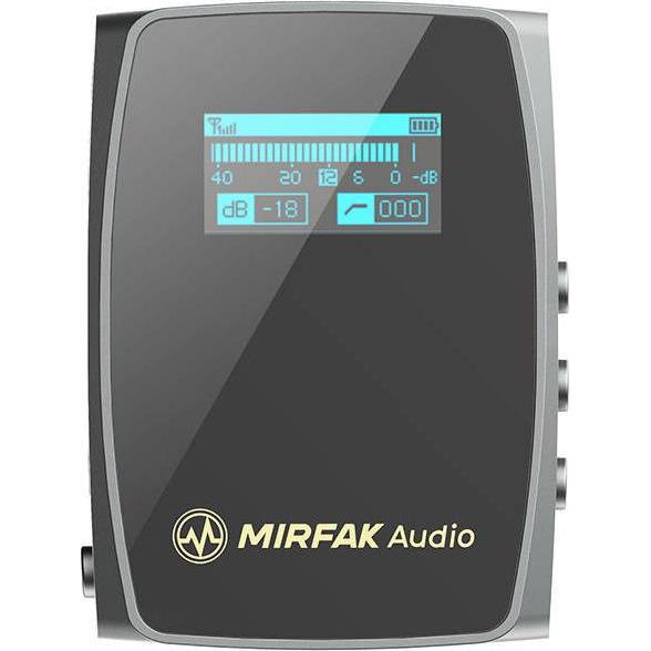 Thumbnail - Mirfak Audio Mirfak WE10 Pro kompaktes drahtloses Mikrofonsystem, Mikrofon