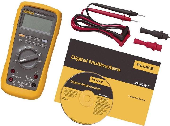 Productafbeelding Fluke Handmultimeter digitaal 27II/E (CAT III 1000V, CAT IV 600V)
