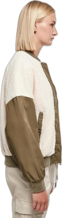 Produktbild Urban Classics Oversized Damen-Bomberjack mit kontrastierender Materialmischung (S, XXL)