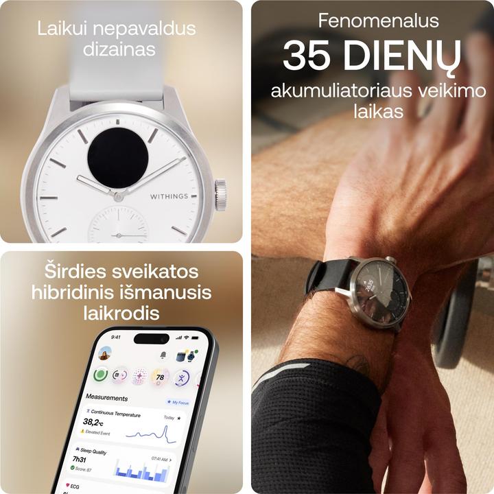 Produktbild Withings ScanWatch 2 (42 mm, nur WLAN)