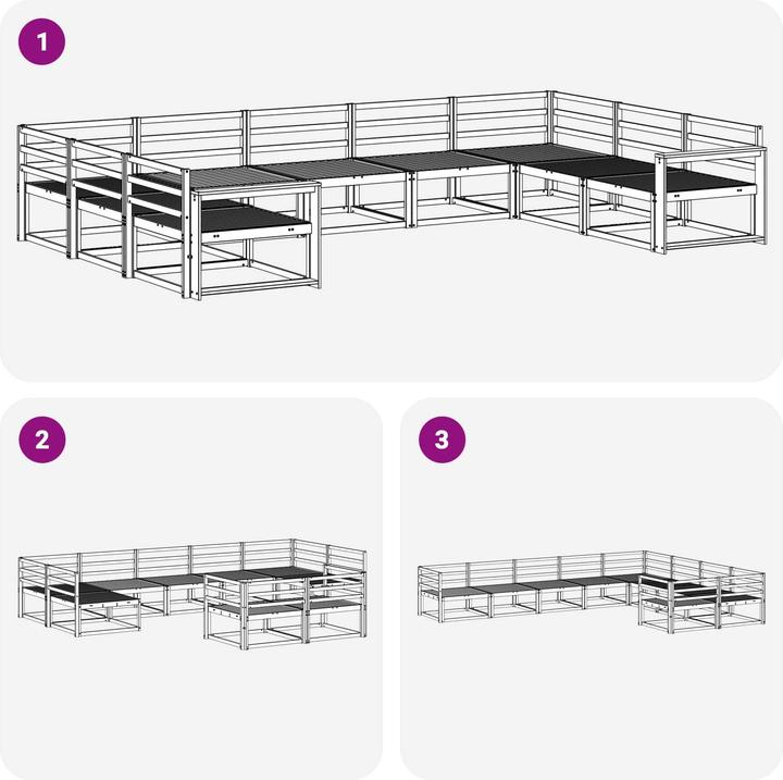 Produktbild vidaXL Outdoor-Sofagarnitur