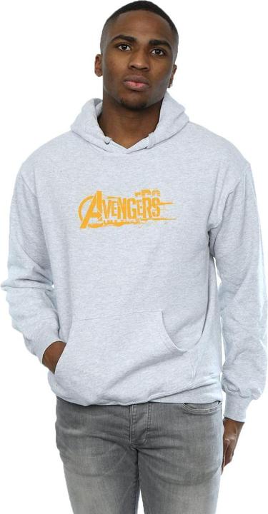 Image du produit Mens Avengers Infinity War Orange Logo Hoodie (S)