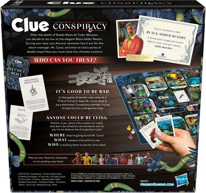Produktbild Hasbro Gaming Cluedo Conspiracy (Französisch)