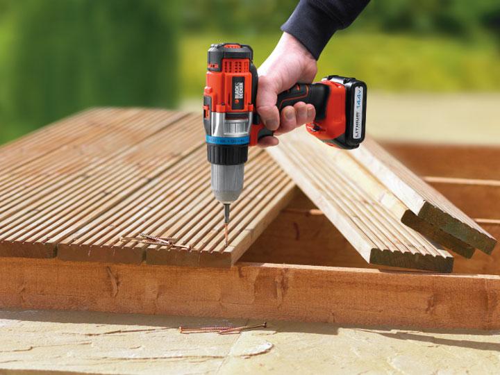 Produktbild Black & Decker EGBHP146K, 1 Akku (Akkubetrieb)