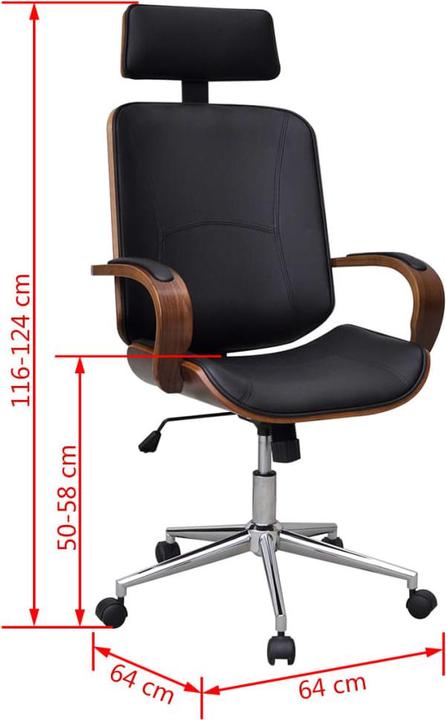 Produktbild vidaXL Bürostuhl (44 - 51.50 cm)