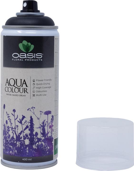 Actual product image Oasis Aqua Colour Spray Black 400ml (400 ml)