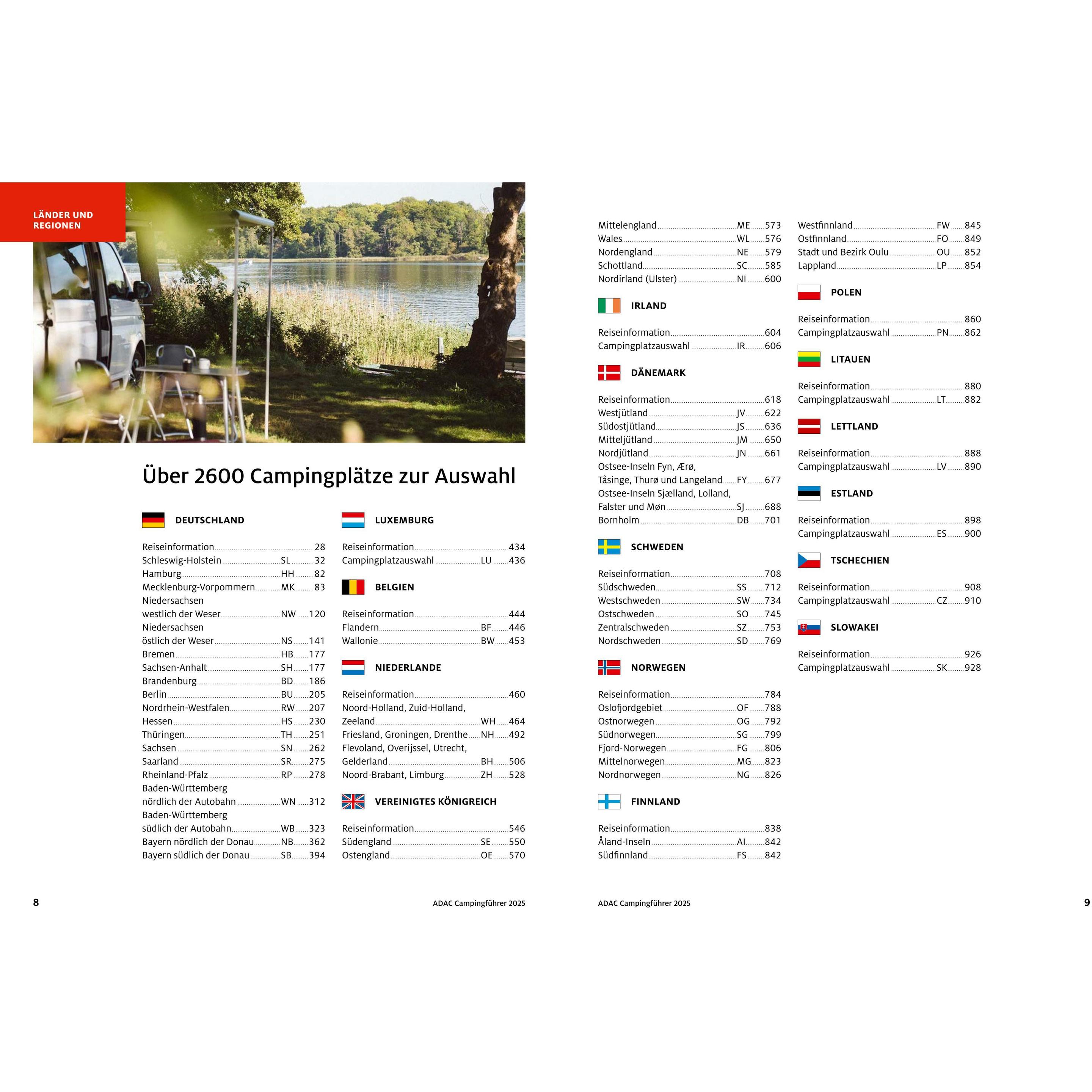 Thumbnail - Campingführer Deutschland/Nordeuropa 2025, Ratgeber