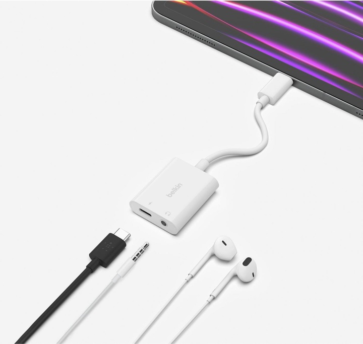 Produktbild Belkin RockStar Adapter (3.5mm Buchse, USB Typ C)