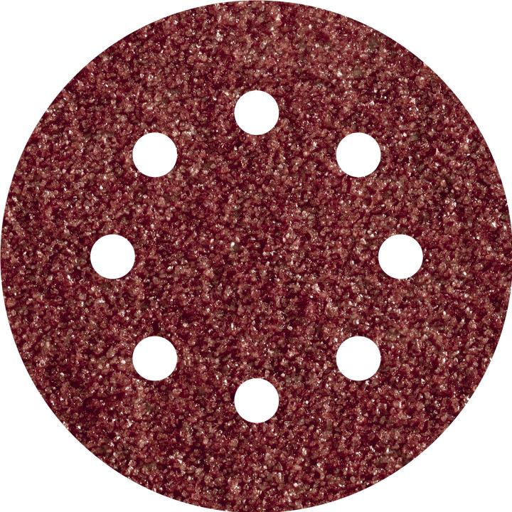 Produktbild wolfcraft 25 Haft-Schleifsch. Exz. Korund K80 ø125 (80)