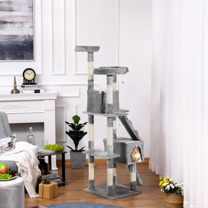 Immagine prodotto PawHut Sabrina (170 cm, Grigio beige)