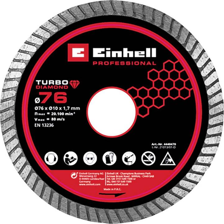Produktbild Einhell Professional DIA-Trennscheibe 76 x 1.7