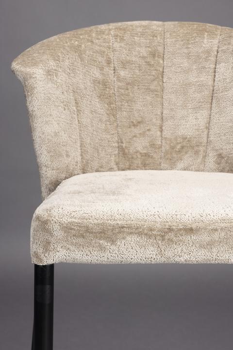 Actual product image Dutchbone Georgia Stool Counter Beige