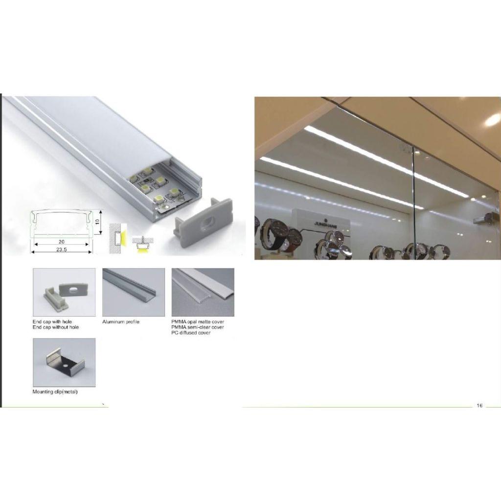 Thumbnail - Synergy 21 LED UProfil 200cm ALU014 schwarz black, Netzwerkkarte, Schwarz