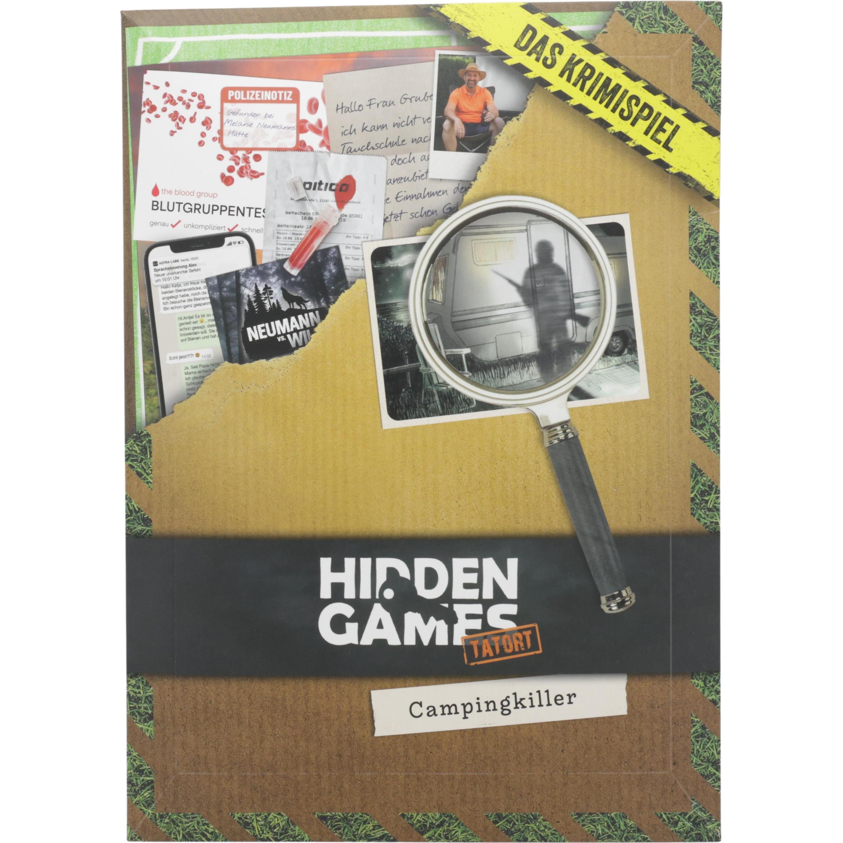 Hidden Games Campingkiller - Krimispiel (Deutsch, 1 - 6 Spieler) (4260686490984)